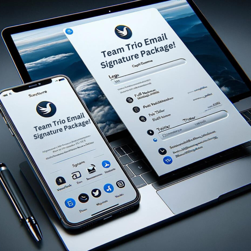 Team Trio Email Signature Package!