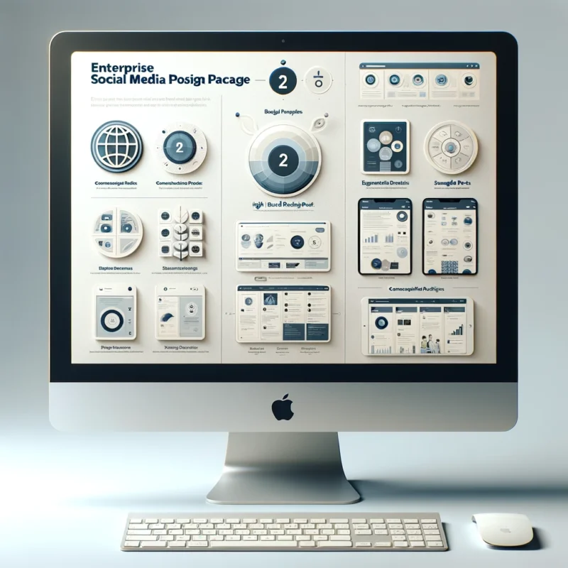 Enterprise Social Media Page Design Package
