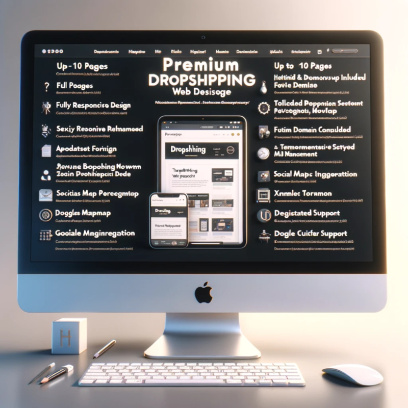 Premium Dropshipping Web Design Package