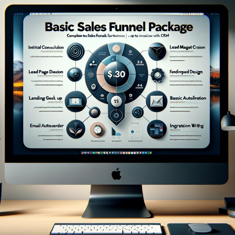 Basic Complete Sales Funnel Creation Package full payment