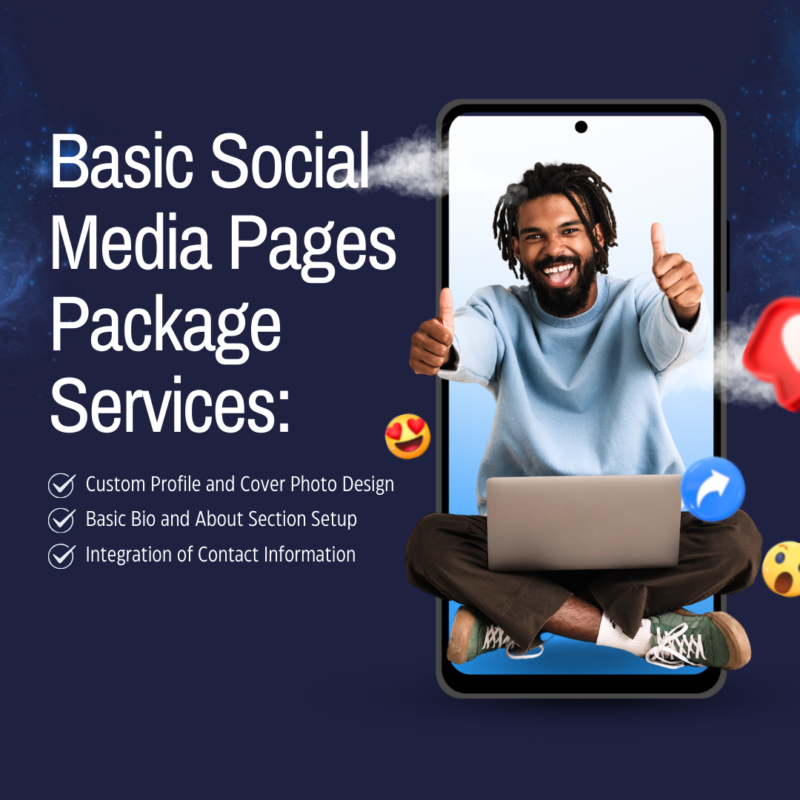 Basic Social Media Page Design Package Deposit