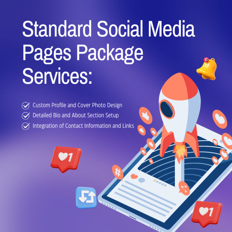 Standard Social Media Page Design Deposit