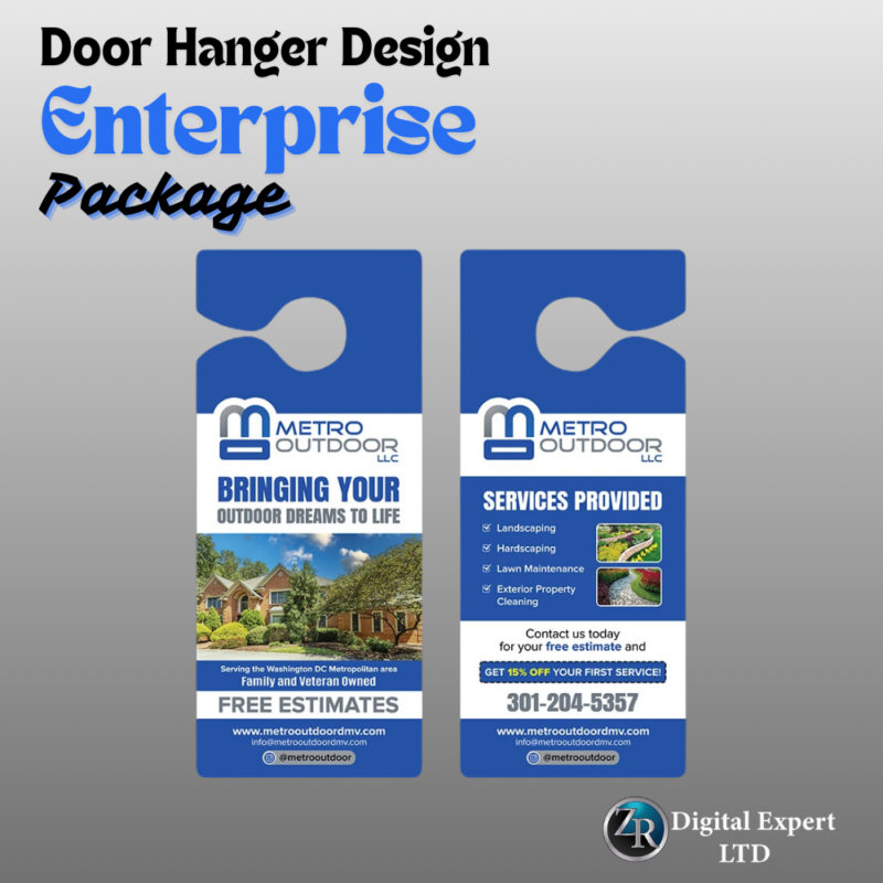 Enterprise Door Hanger Design Package ...